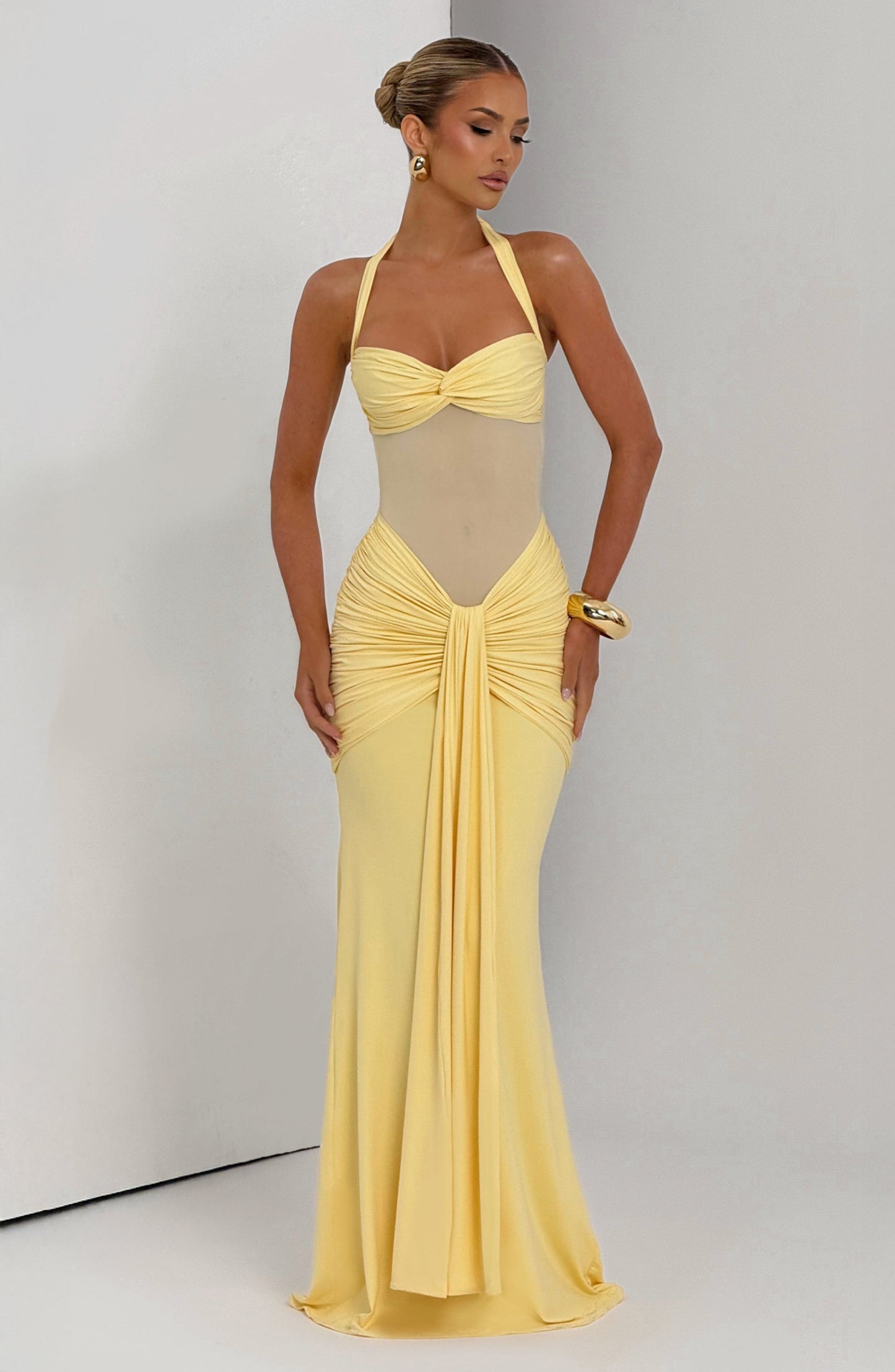 Koriora | Robe longue moulante élégante Evana