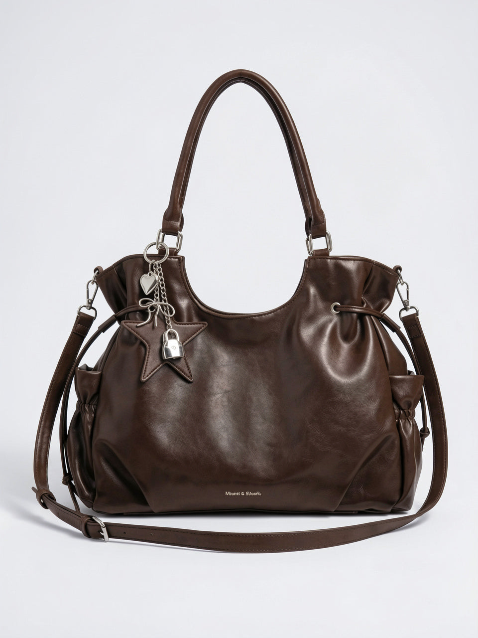 Sac Cabas Femme Marron en Similicuir – Grand Format avec Poches