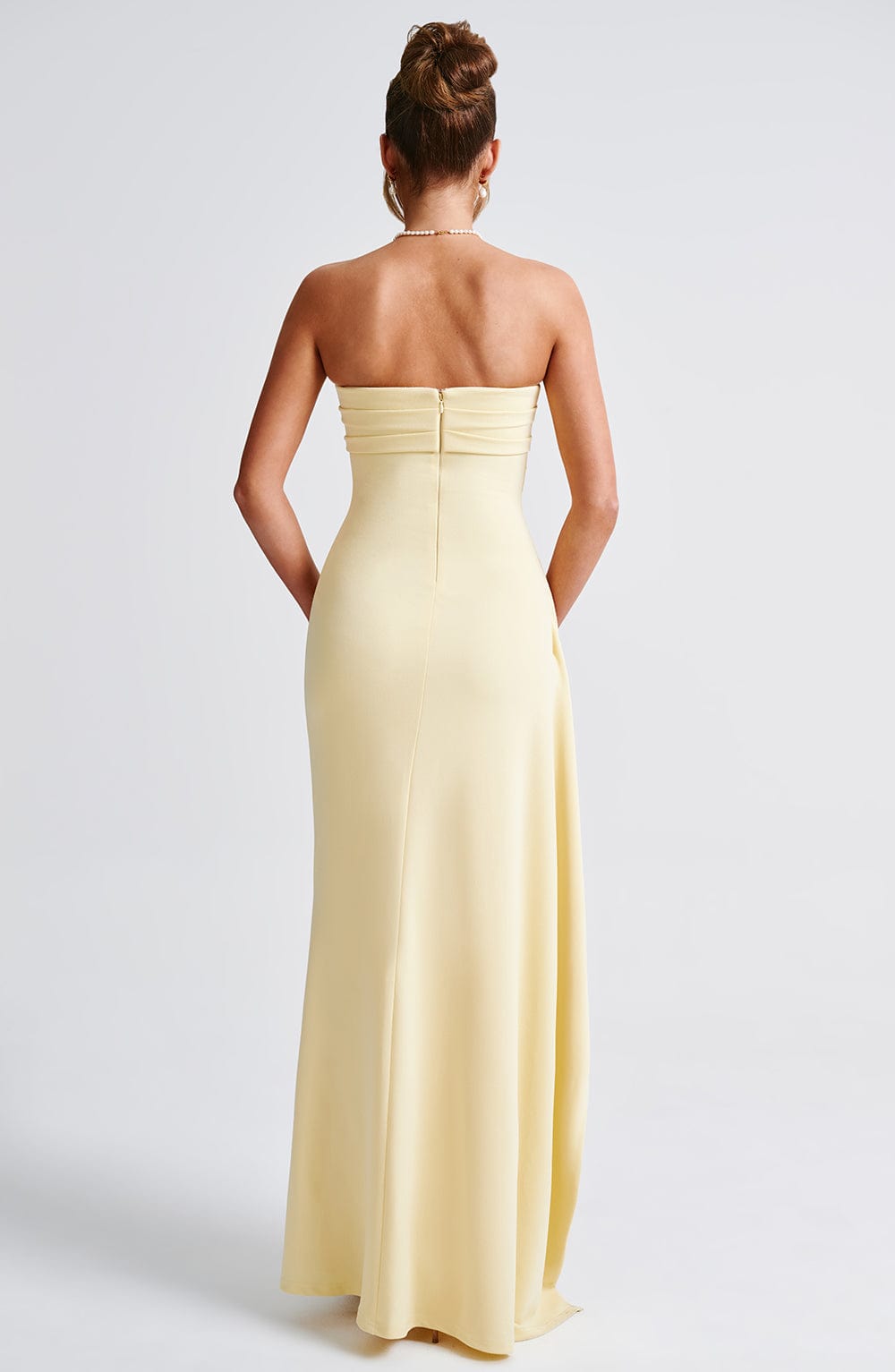 Koriora | Robe longue fendue Lemon